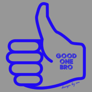 Good One Bro Kids Tee Design