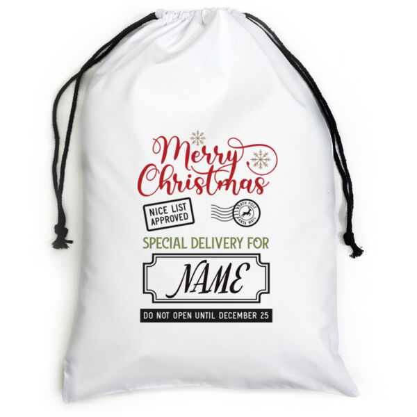 Personalised Santa Sack - Large Thumbnail