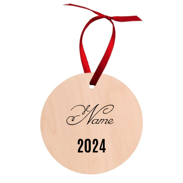 Personalised Wooden Decoration Thumbnail