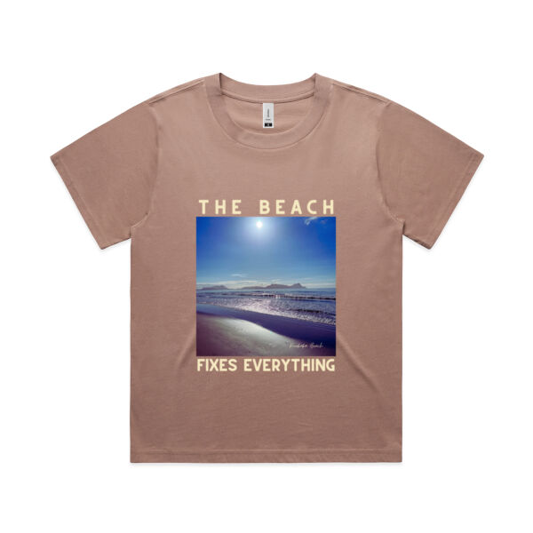 Ruakākā - The Beach Fixes Everything Women's Tee Thumbnail