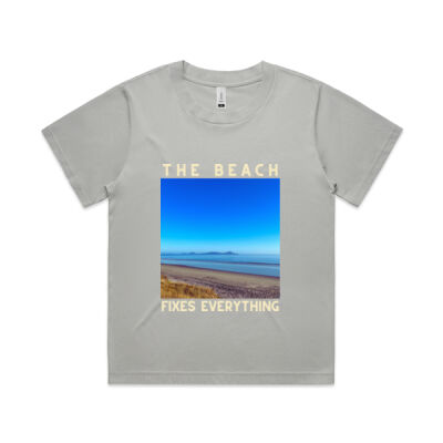 Waipū Cove - The Beach Fixes Everything Women's Tee Thumbnail