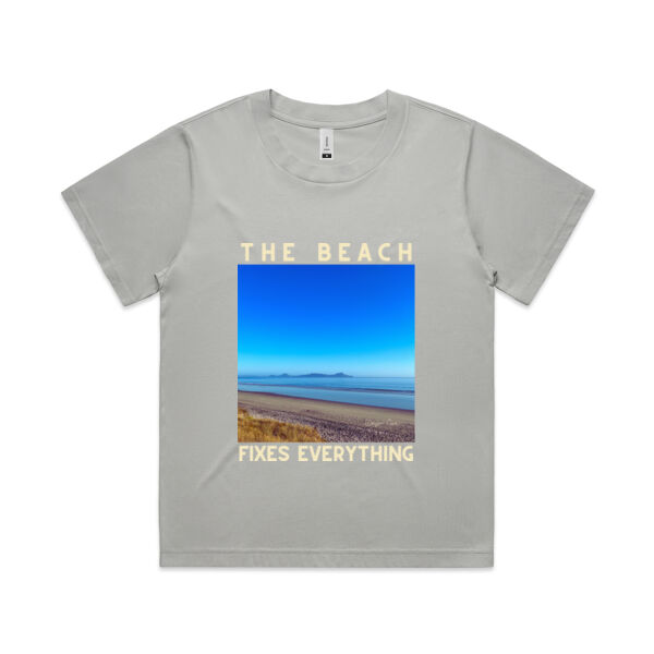 Waipū Cove - The Beach Fixes Everything Women's Tee Thumbnail