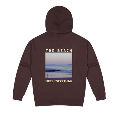 Waipū Cove - The Beach Fixes Everything Men's Hoodie Thumbnail
